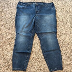 Kut from the Kloth Blue Ankle Cropped Jeans